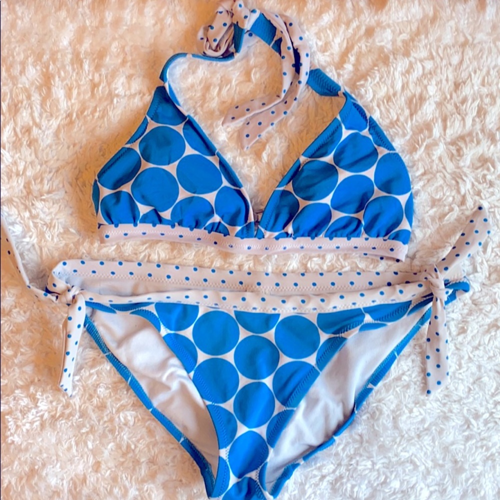 Blue Polkadot bikini, Aero, L